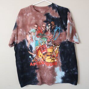 XO ASAP Rocky x Weekend After Hours"  T shirt Tie Dye XL AWGE